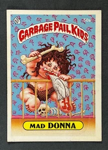 1985 Topps Garbage Pail Kids Series 2 MAD DONNA 50a GPK Trading Card Sticker - Picture 1 of 2