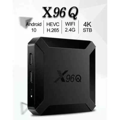 Smart TV Box X96Q HD Android 10.0 UHD 4K WIFI Media Player Set Top Box - Image 1 of 4