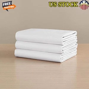 Luxury Percale Fitted Sheet Queen 100 Cotton Deep Pocket Hotel Quality New - Picture 1 of 5