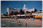 Miami Beach FL- Florida The Stately Roney Plaza Hotel Outside Vintage Postcard