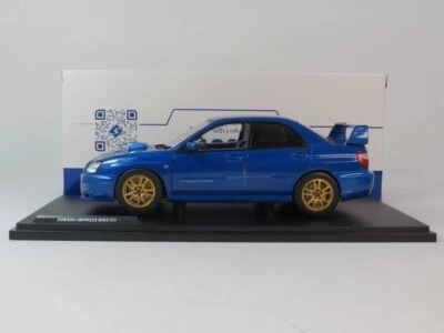 Solido Subaru Impreza WRX STI Sonic blue 2003 1/18 S1812301 - Immagine 1 di 4