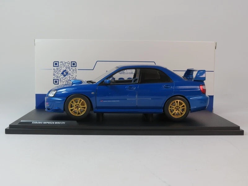 Solido Subaru Impreza WRX STI Sonic blue 2003 1/18 S1812301