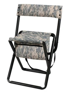 Rothco Deluxe Folding Stool With Pouch - ACU - Picture 1 of 1