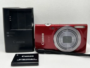 [Near Mint in Box] Canon IXY 150 PowerShot ELPH 160 Red Digital Camera Japan - Picture 1 of 22