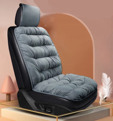 Car Front Seat Cushion Winter Thicken Plush Cover Protector Pad Interior Parts - Image 1 of 4