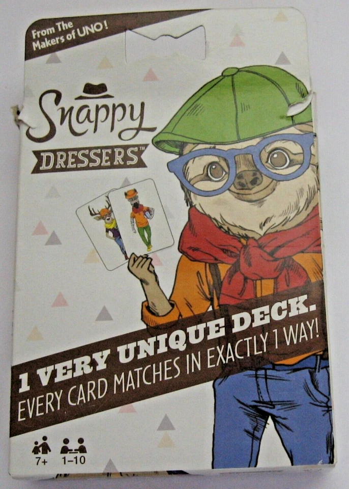 Snappy Dressers Card Game 2016 Mattel Ages 7+ Players 1 - 10 - Image 1 of 4