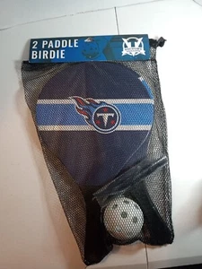 Victory Tailgate 2 Holz Paddel Birdie NFL Tennessee Titans Set Neu mit Etikett  - Bild 1 von 1