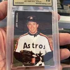 1992 Mother’s Cookies Jeff Bagwell ROY MINT 10 #3 of 4 Astros HOF