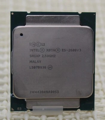 Intel Xeon E5-2680v3 2.50ghz 12 Core Socket LGA2011-3 Processor SR1XP - Image 1 of 2