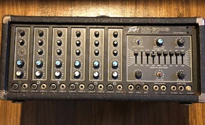 PEAVEY XR-600B 6 Channel Mixer Amplifier Amp read full description LOCAL PICKUP - Picture 1 of 9