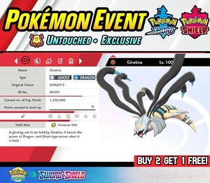 6IV Giratina Evento Brillante Evento de Verano Americano | Pokémon Espada y Escudo - Imagen 1 de 5