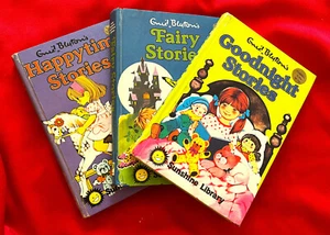 SET 3 VINTAGE HB ENID BLYTON STORY BOOKS HAPPYTIME, FAIRY, GOOD NIGHT STORIES - Imagen 1 de 4