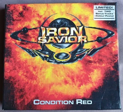 Iron Savior-Condition Red CD 2002 Limited HammerFall,Edguy,Iron Maiden,Angra NM - Bild 1 von 4
