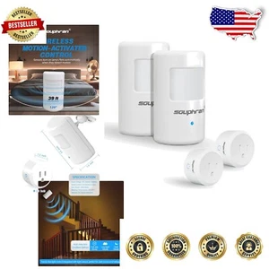 Innovative Wireless Motion Light Control - 2 Pack with Adjustable Timer & Sensor - Picture 1 of 9