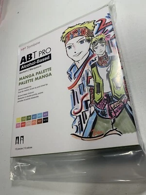 Tombow ABT PRO Alcohol-Based Art Markers, 12 Pack Manga Palette - Image 1 of 4