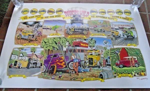 DEUCES WILD ROBERT WILLIAMS POSTER LOWBROW ART34x22 - Picture 1 of 6
