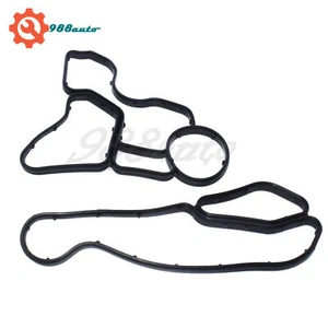 Engine Oil Filter Housing Gasket & Cooler Seal Set For BMW E60 E61 E81 E90 E91 - Picture 1 of 9