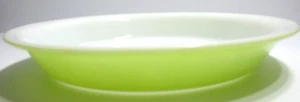 Vintage Pyrex Glass Pie Plate Dish # 909 Lime Green 9" Diameter - Picture 1 of 10
