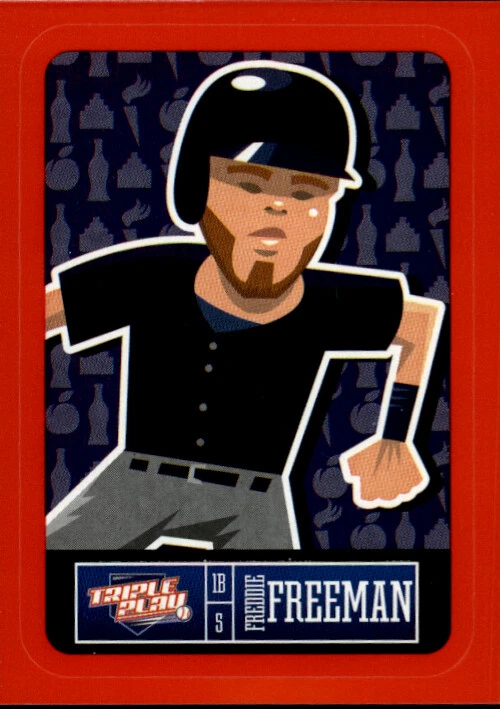 2013 Triple Play Stickers Red Baseball Card Pick - Image 1 of 1