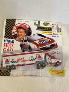 VINTAGE NASCAR ROAD CHAMPS TEAM TRANSPORTER MORGAN SHEPHERD CITGO #21 NEW  - Picture 1 of 2