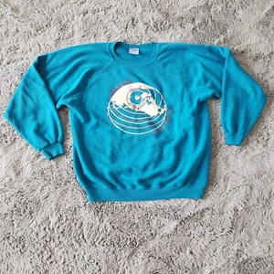 Vintage Alaska Heart Of The Pacific Crewneck Sweatshirt Size XL - Picture 1 of 6