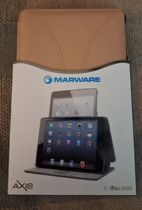 Axis Marware Mini Tan Leather Case New In Package - Picture 1 of 6