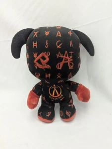 Alton Towers Wicker Man Teddy Bear Plush Soft Toy Rare orange Black demon - Picture 1 of 8