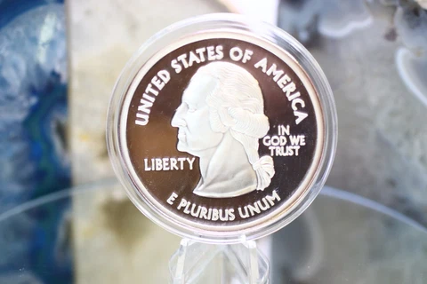 1999-2008 50 US YEARS STATEHOOD 1/4 LB SILVER COIN NATIONAL COLLECTORS MINT Cover