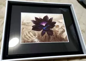 MTG Black Lotus Black Lotus MO Art Print Reproduction Original Rare Limited - Picture 1 of 1