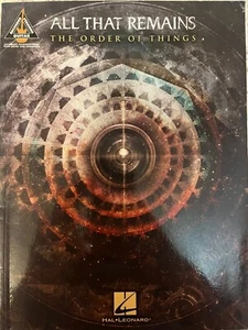 All That Remains - The Order of Things - Guitar Tab / Tablature Book - Picture 1 of 3