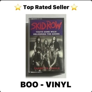 Skid Row - Youth Gone Wild Cassette Tape Single Hard Rock EX / EX Condition - Picture 1 of 7