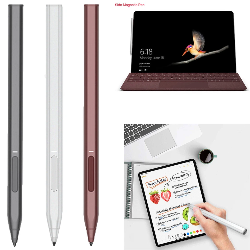 For Microsoft Surface Pro 7/6/5/4 Active Stylus Magnetic Smart Rechargeable Pen - Image 1 of 4