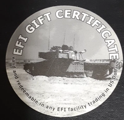 1EFI10D  BRITHISH  EFI  1st Print  10 Cents  Pog  from 2004  not AAFES - Image 1 of 2