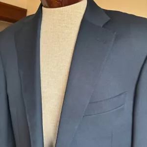 $2000+ Current CANALI Navy Wool Blazer Two Button Wool Sport Coat Sz 42 US 52IT - Picture 1 of 8