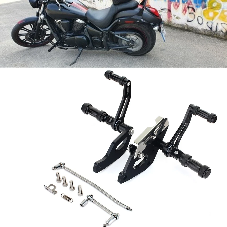 For Kawasaki Forward Controls Pegs Footpegs Footrests VULCAN 900 VN900 2006-2022 - image 1 of 4