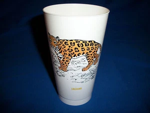 JAGUAR Slurpee Cup SAVE LIVING THING Endangered Animals 7-11 Eleven CHUCK RIPPER - Picture 1 of 5