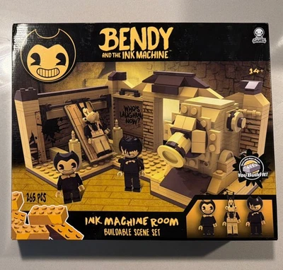 Boneco de ação básico divertido Bendy and The Ink Machine Room conjunto de cena construível - Imagem 1 de 2