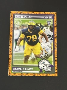 2025 Panini Score-A-Treat Kenneth Grant Rookie #33 Miami Dolphins RC (Q) - Bild 1 von 2