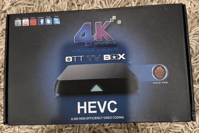 4K OTT TV Box Android Player OVP komplett mit Netzteil Kabel Fernbedienung & Handbuch - Bild 1 von 4