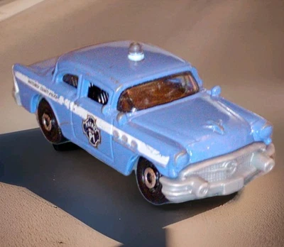 2012 Matchbox Mattel Diecast 1:72 Model 1956 BUICK CENTURY POLICE CAR - Image 1 of 4