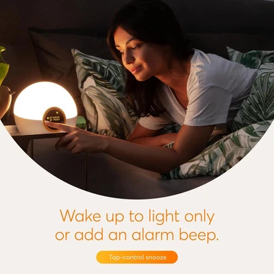 Lumie Bodyclock Rise 100 - Alarm Clock Simulates Sunrise & Sunset - Bedside Lamp - Image 1 of 3