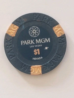 1.00 Chip from the Park MGM Casino Las Vegas Nevada .. - Image 1 of 2