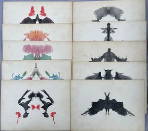 Vintage Rorschach Psychodiagnostic plates - Picture 1 of 9