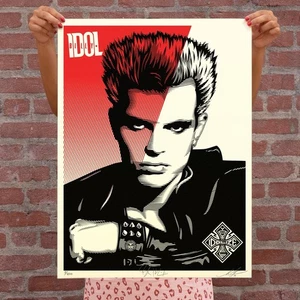 Obey Giant x Billy Idol Idolize Yourself Print Signed /400 18x24 - Picture 1 of 1