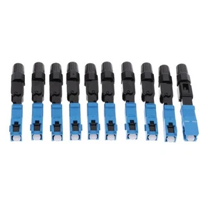 10 Pièces SC/UPC-P Monomode Câble Fibre Verre Connecteur Rapide Adaptateur Rapide - Photo 1/6