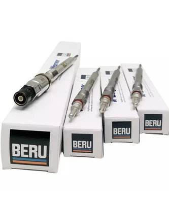 Glow Plug With Pressure Sensor Beru PSG007 + 3x BERU Ge133 VW Audi Seat Skoda - Image 1 of 4