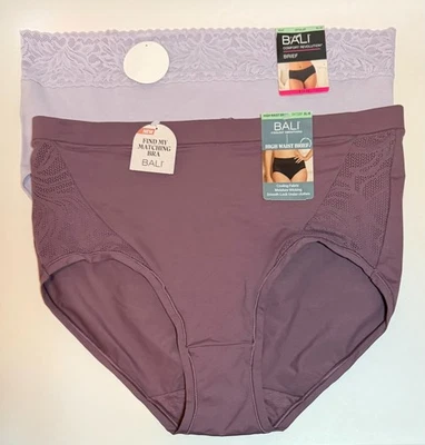 Nuevo con etiquetas Lote Mixto Bali Cintura Alta Calzoncillos/Breves Bragas DFMLBF DFCSBF Púrpura 8/XL Foto 1 de 3