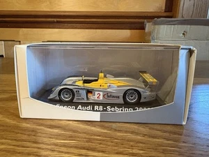 MINICHAMPS 1/43 REF 5020200203 2002 AUDI R8 INFINEON SEBRING BOXED - Picture 1 of 2