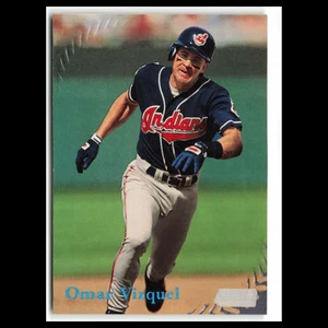 Omar Vizquel #237 1998 Topps Stadium Club Cleveland Indians Baseball Card MLB NM - Picture 1 of 3