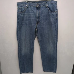 Vintage Levis 550 Jeans Mens 42x32 Medium Wash Blue Denim Pants - Picture 1 of 5